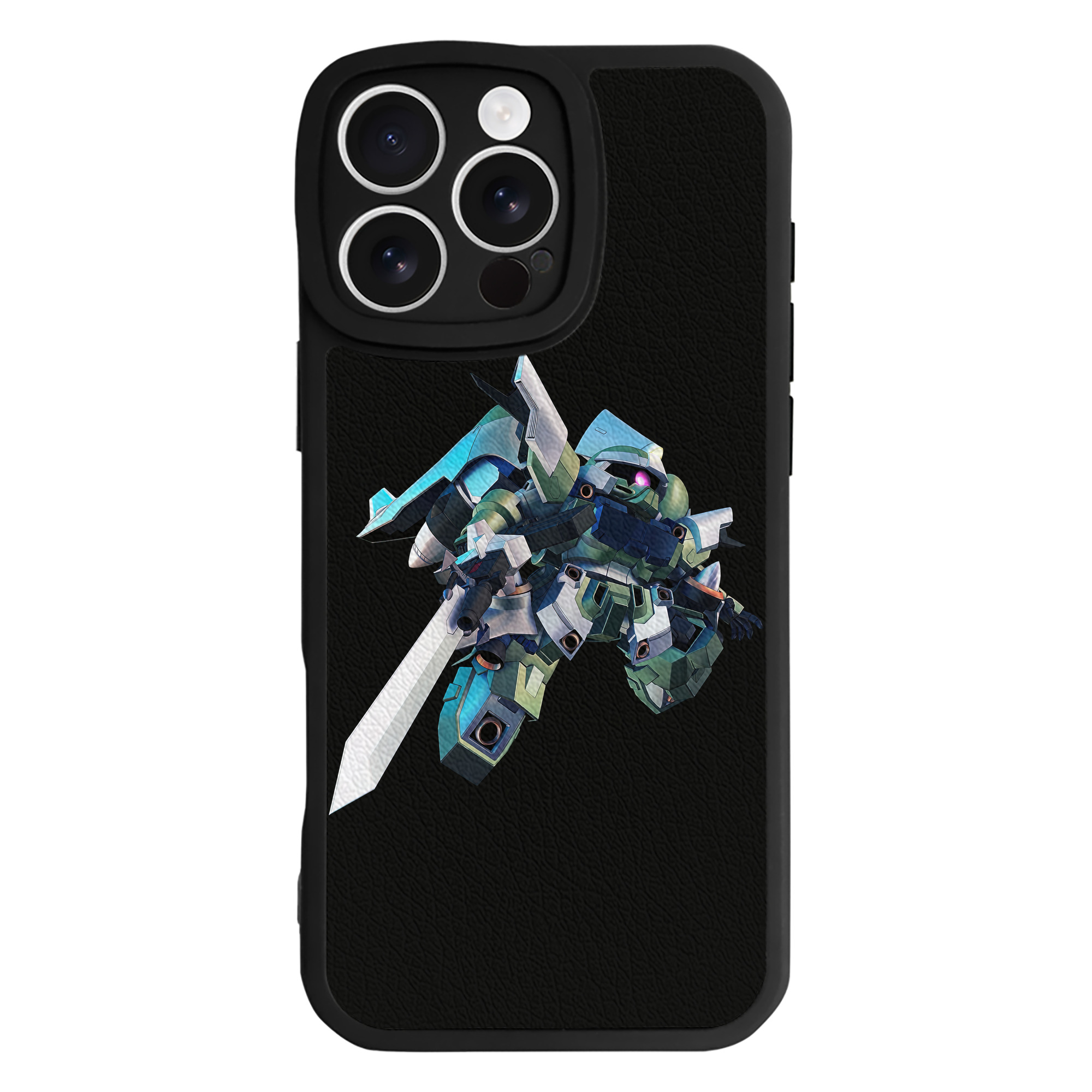 （画像用） 機動戦士ガンダム Mobile Suit Gundam 【iPhone 16シリーズ対応】シリコンスマホケース（レザー調） 材質：シリコン